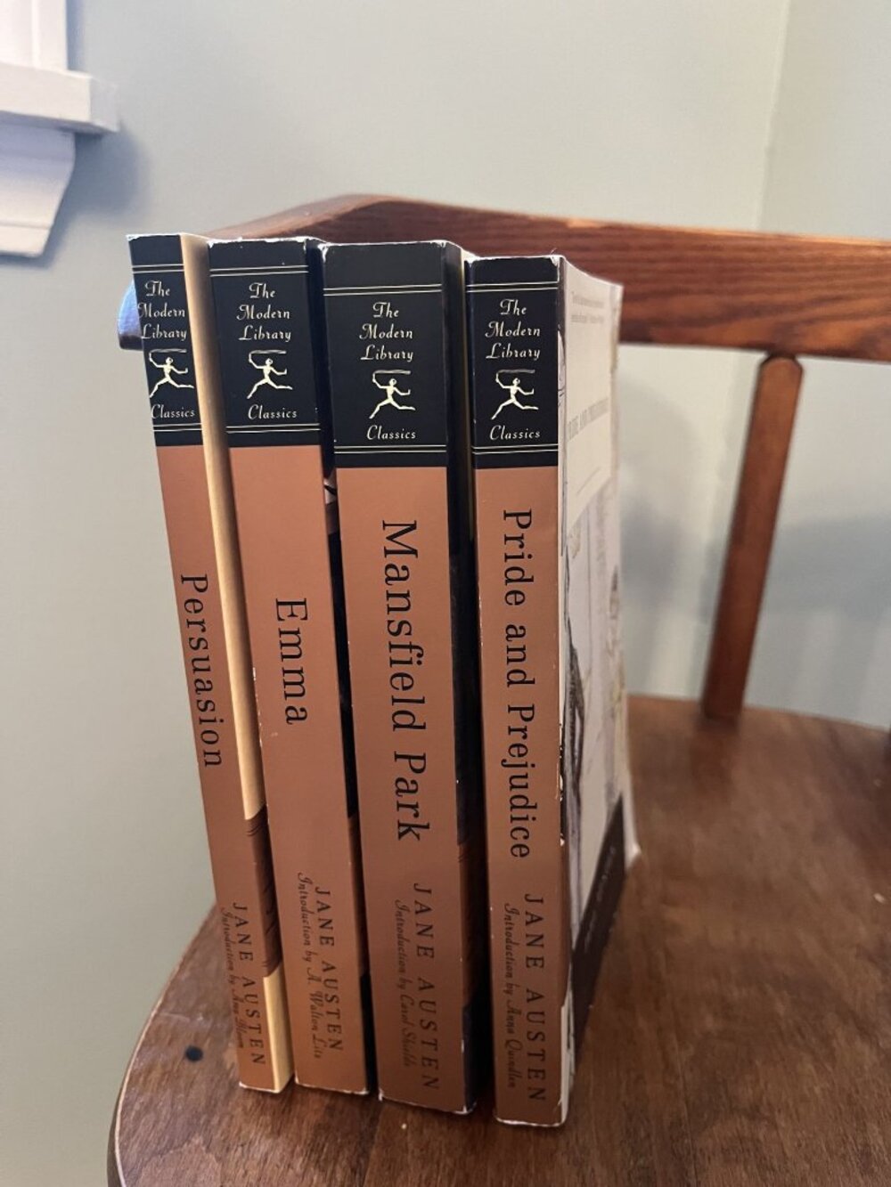 Jane Austen Set Of 4 Modern Library Classics Paperbacks: Pride & Prejudice Emma